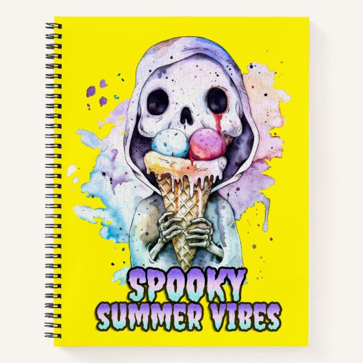 Summer gothic Spooky Summer Vibes Notitieboek (Voorkant)