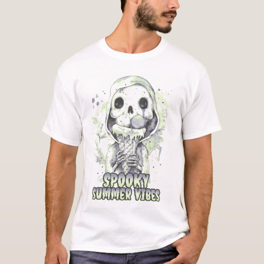 Summer gothic Spooky Summer Vibes T-shirt (Voorkant)