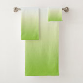 Summer Gradient Cool Blue Green Ombre Bad Handdoek (Insitu)
