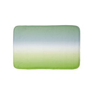 Summer Gradient Cool Blue Green Ombre Badmat