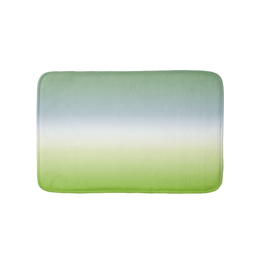 Summer Gradient Cool Blue Green Ombre Badmat (Voorkant)