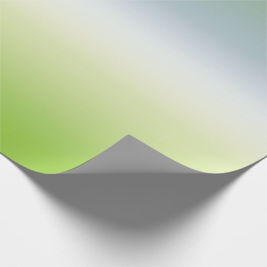Summer Gradient Cool Blue Green Ombre Cadeaupapier (Hoek)