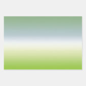 Summer Gradient Cool Blue Green Ombre Inpakpapier Vel (Voorkant 2)
