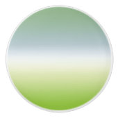 Summer Gradient Cool Blue Green Ombre Keramische Knop (Voorkant)