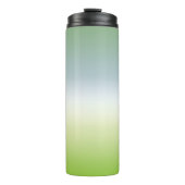 Summer Gradient Cool Blue Green Ombre Thermosbeker (Voorkant)