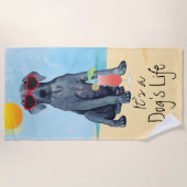 Summer Great Dane Beach Towel Strandlaken (Voorkant)