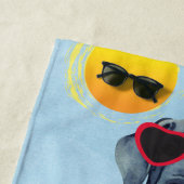 Summer Great Dane Beach Towel Strandlaken (In situ)