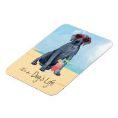 Summer Great Dane Magnet Magneet (Linkerzijde)