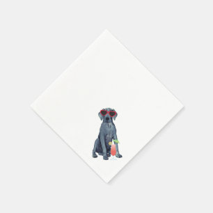 Summer Great Dane Napkins Servet