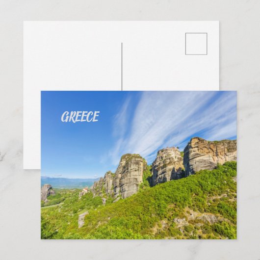 Summer Greece Briefkaart (Voorkant / Achterkant)