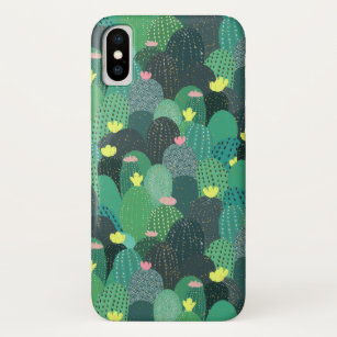Summer Green Blauwgroen Cactus Gold stippen Cute D Case-Mate iPhone Case
