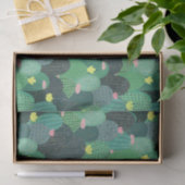 Summer Green Blauwgroen Cactus Gold stippen Cute D Tissuepapier (Geschenk)