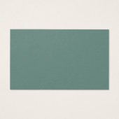 Summer Green Eucalyptus Baby Name Suggestis Kaart (Achterkant)