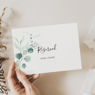Summer Green Eucalyptus Weddenschap Gereserveerd