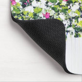 Summer Green Floral Mousemat Muismat (Hoek)