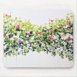Summer Green Floral Mousemat Muismat