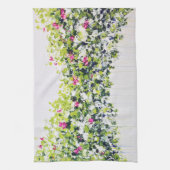 Summer Green Floral Tea Towel Theedoek (Verticaal)