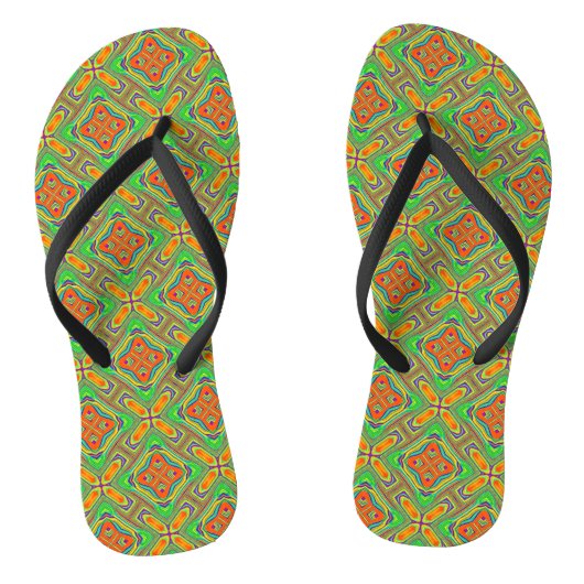 Summer Green Teenslippers (Voetbed)