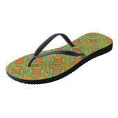 Summer Green Teenslippers (Schuin)