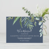 Summer Greenery | Aankondiging van de marinescheep (Staand voorkant)