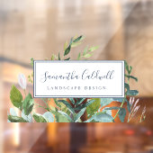 Summer Greenery Business Deuren Raamsticker (Vel 2)