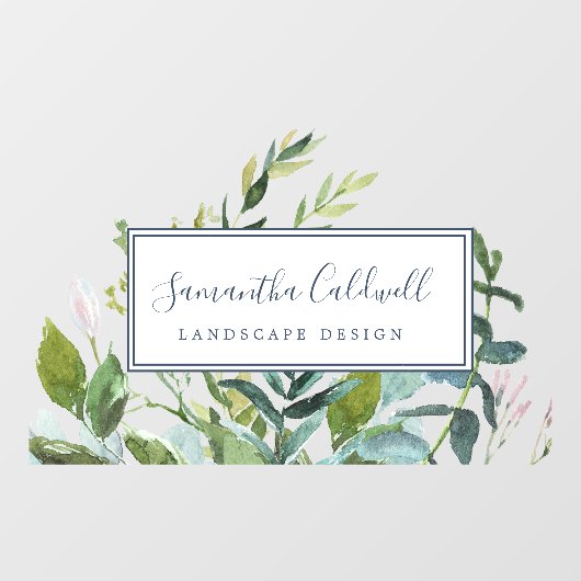 Summer Greenery Business Deuren Raamsticker (Vel)