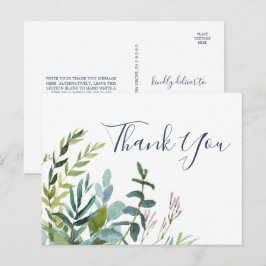 Summer Greenery Dank je Briefkaart