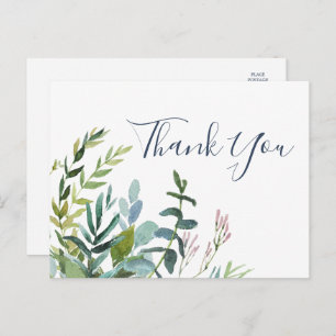 Summer Greenery Dank je Briefkaart