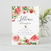 Summer Greenery Fruit Birthday Kaart (Staand voorkant)