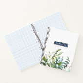 Summer Greenery Graph Paper Notitieboek (Binnen)