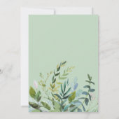 Summer Greenery | marineweddenschap Kaart (Achterkant)