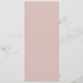 Summer Greenery | Menu Roze weddenschap (Achterkant)