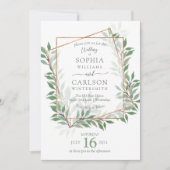 Summer Greenery rustic lijst Kaart (Voorkant)