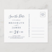 Summer Greenery Save the Date Briefkaart (Achterkant)