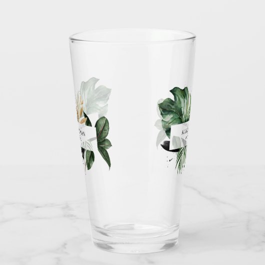 Summer Greenery Wedding Glas (Links)