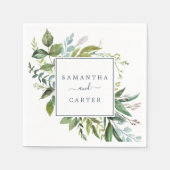 Summer Greenery Wedding Servet (Voorkant)