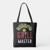 Summer Grill Master Achtertuin Tote Bag (Achterkant)