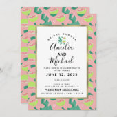 Summer Guava Fruit and Greenery Vrijgezellenfeest Kaart (Voorkant / Achterkant)