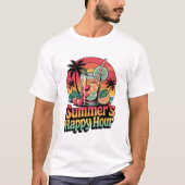 Summer Happy Hour T-shirt (Voorkant)