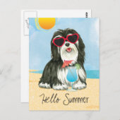 Summer Havanese Briefkaart (Voorkant / Achterkant)