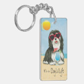 Summer Havanese Sleutelhanger (Voorkant Links)
