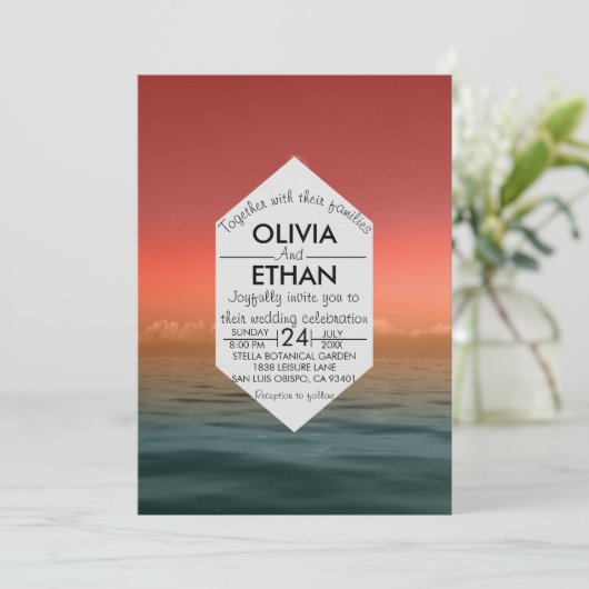 Summer hawaii zee naval Weddenschap Kaart (Staand voorkant)