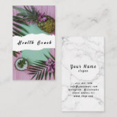 Summer Health Coach Visitekaartje (Voorkant / Achterkant)