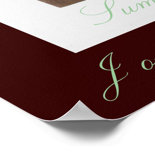 Summer Herfst Winter Spring Poster (Hoek)