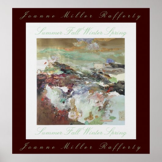 Summer Herfst Winter Spring Poster (Voorkant)