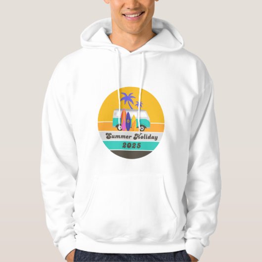 Summer Holiday 2025, vacation, trip Hoodie (Voorkant)