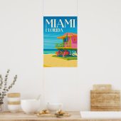 Summer Holiday Destination Florida  Poster (Keuken)