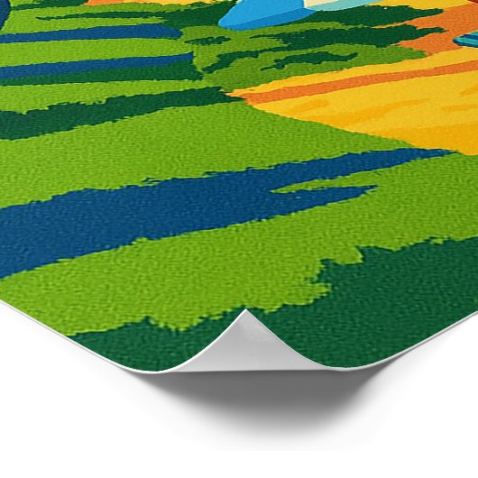 Summer Holiday Destination Hawaii Poster (Hoek)