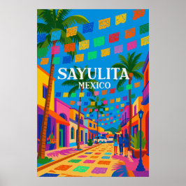 Summer Holiday Destination Mexico Poster