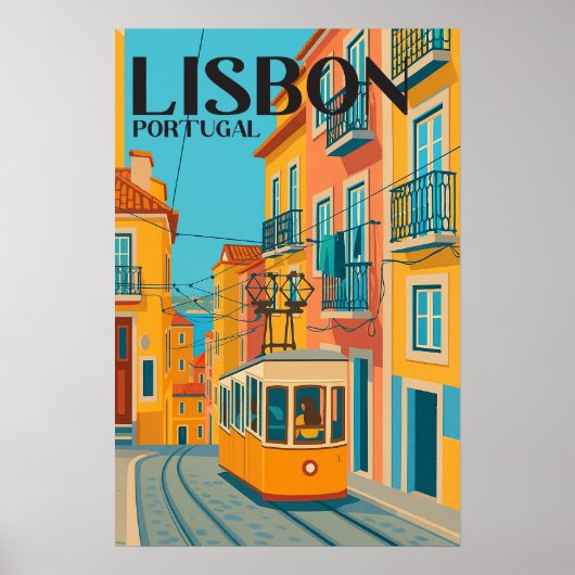 Summer Holiday Destination Portugal  Poster (Voorkant)